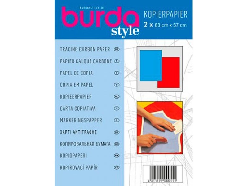 Копировальная бумага Burda 83x57 см 2 шт 1100 A