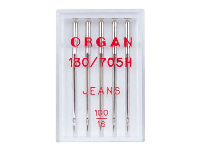 Иглы Organ джинс № 100 5 шт. 130/705.100.5.H-J