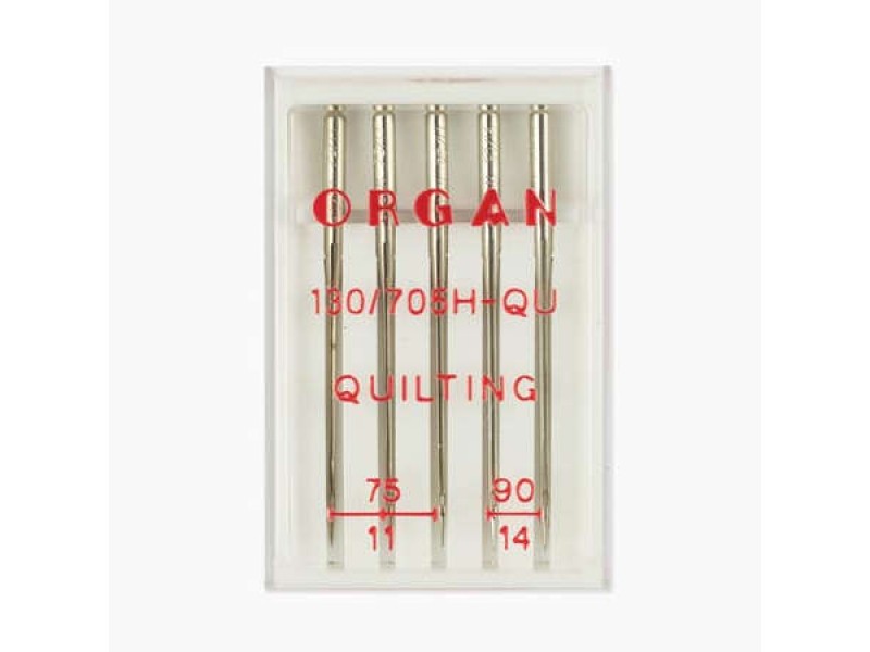 Иглы Organ для квилтинга №75-90 5 шт. 130/705.75-90.5.H-QU