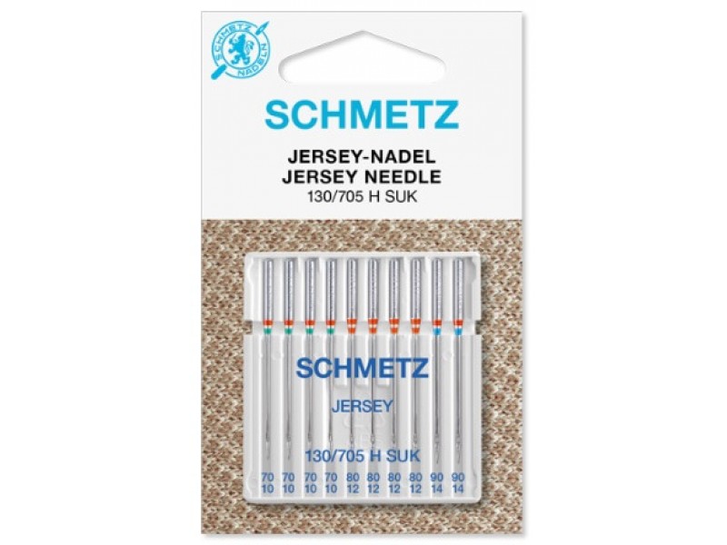 Иглы Schmetz для джерси №70-90 10 шт. 130/705H-SUK