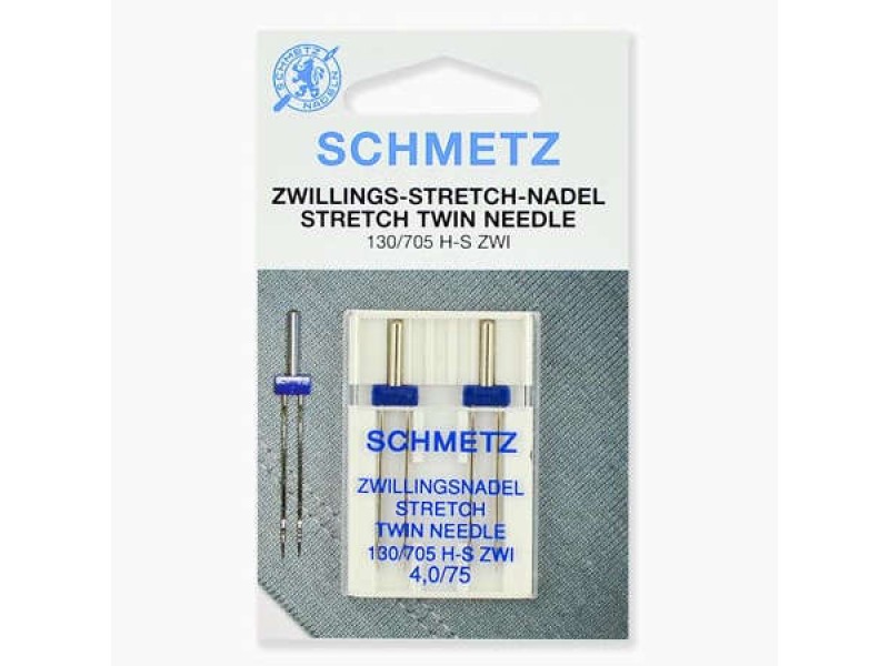 Иглы Schmetz двойные стрейч №75/4 2 шт 130/705H-S ZWI 