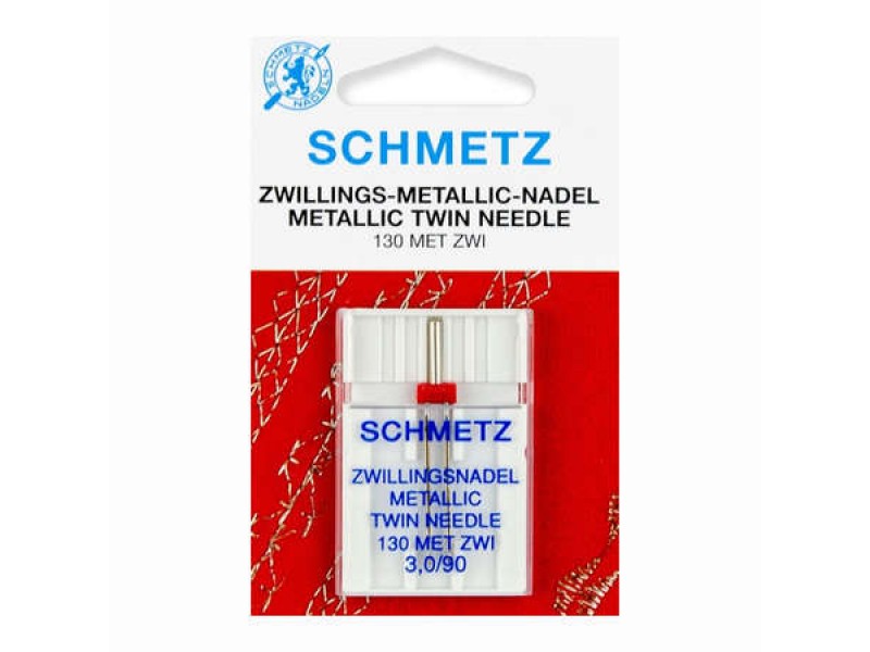 Иглы Schmetz двойные металлик № 90/3 1 шт. 130MET ZWI