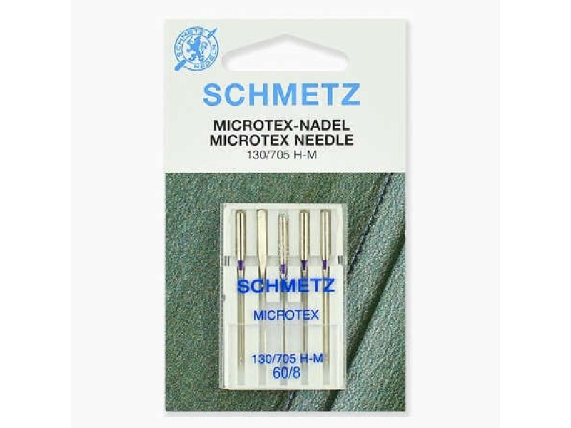 Иглы Schmetz микротекс №60 5 шт. 130/705H-M