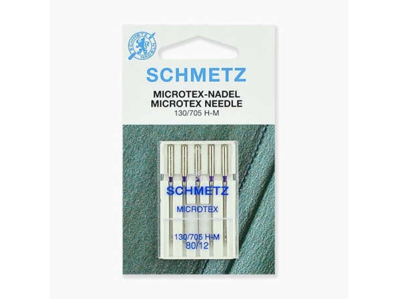 Иглы Schmetz микротекс №80 5 шт. 130/705H-M