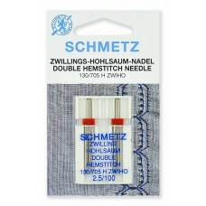 Иглы Schmetz двойные для мережки № 100/2.5 2 шт. 130/705H-ZWIHO