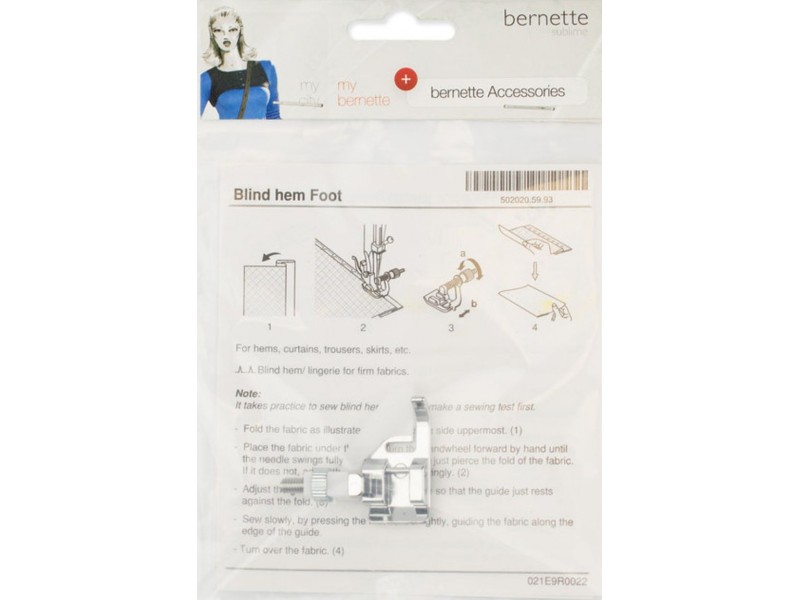 Лапка Bernette для потайного шва 5 мм 502020.59.93