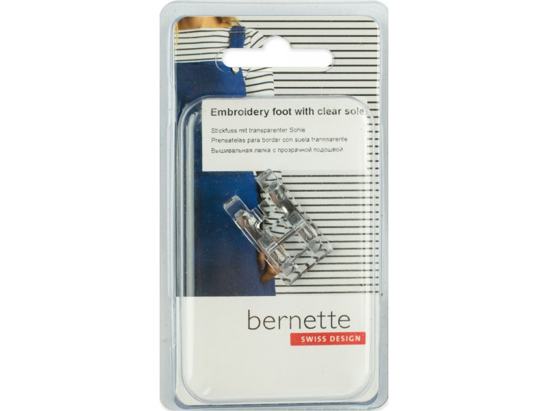 Лапка Bernette вышивальная прозрачная для b33/35 502060.13.77