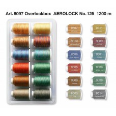 Набор ниток MADEIRA Aerolock Blister Box Multicolor 12 x 1200 м 8097