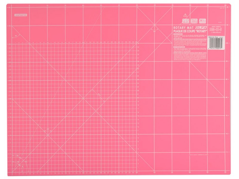 Коврик OLFA защитный розовый 60х43 см RM-IC-S/Pink