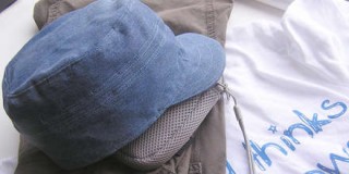 Кепка-кадетка из джинсовой ткани на подкладке
