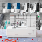 Распошивальная машина Janome CoverPro 3000 Profess...