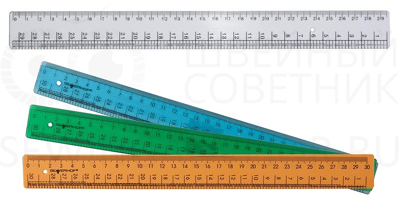 Измерительный инструмент для шитья: лекала и портновские метры