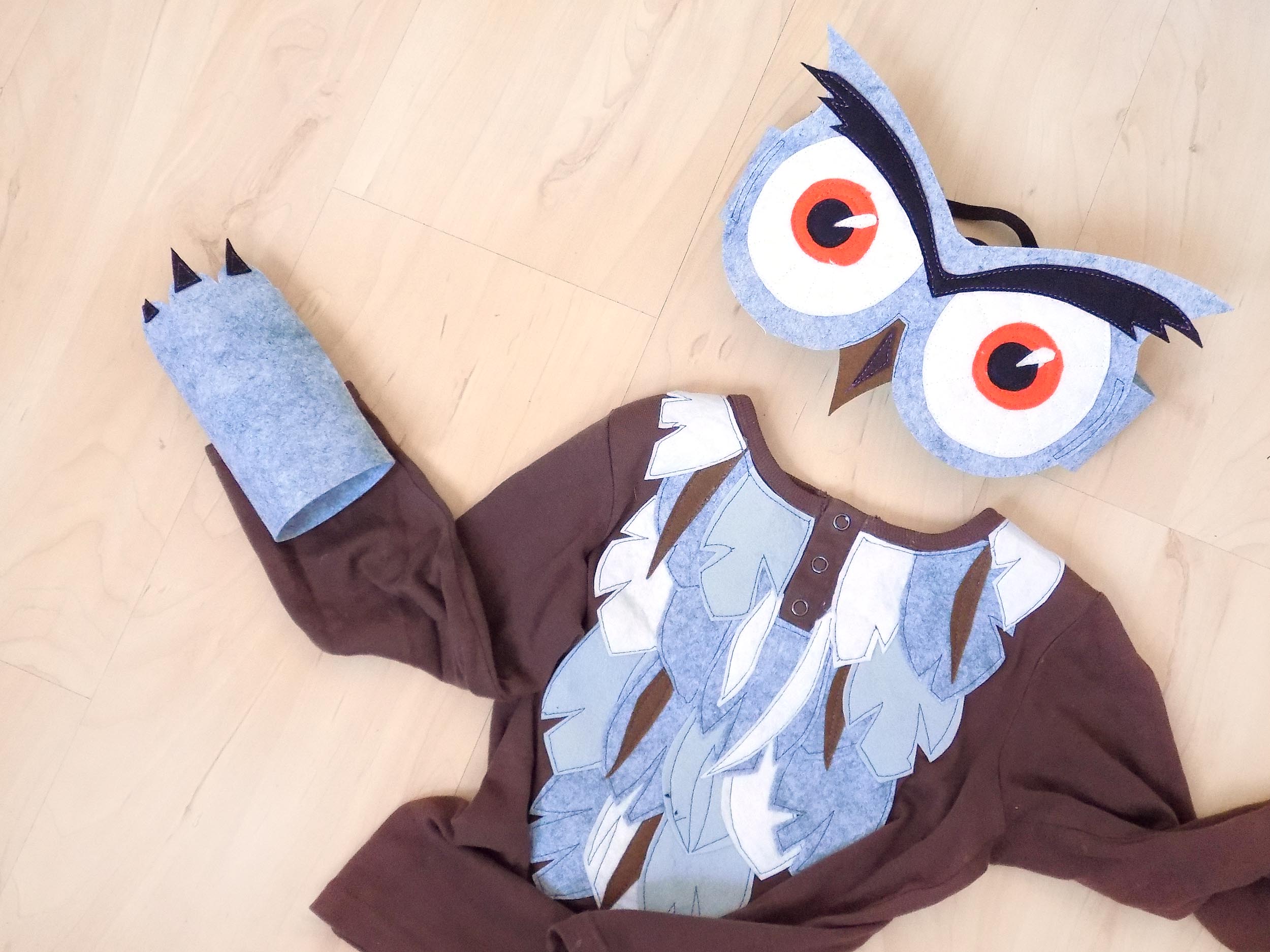 Как сделать костюмы совы: 2 варианта